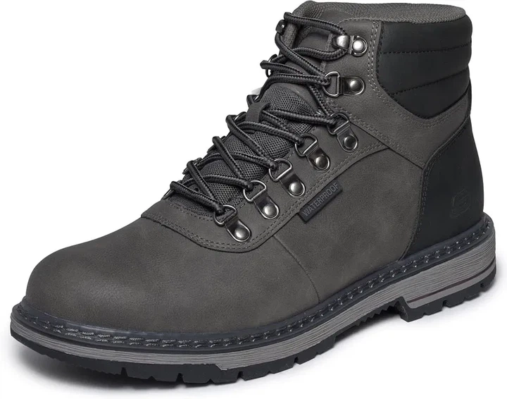 Мужские сапоги Skechers 48.5р., серые, 32.5 см - Фото 1 Мужские сапоги Skechers 48.5р., серые, 32.5 см - изображение 1