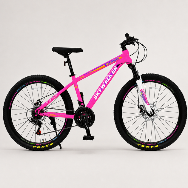 Спортивний велосипед 26 дюймів Corso Skywalker SW-26090 рама 15 SunRun 21 швидкість дискові гальма - Фото 3 Спортивний велосипед 26 дюймів Corso Skywalker SW-26090 рама 15 SunRun 21 швидкість дискові гальма - изображение 3