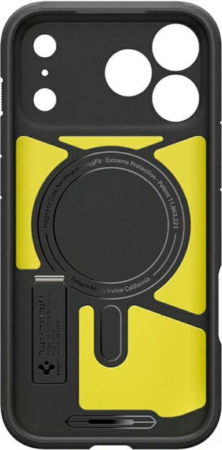 Etui plecki Spigen Tough Armor "T" MagSafe do Apple iPhone 18 Pro / 17 Pro Gun Metal (8800337253009) - obraz 3
