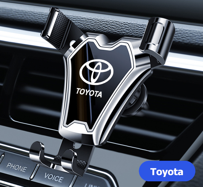 Универсальный автодержатель для смартфона на дефлектор Toyota автомобильный держатель для телефона в гравитационную машину. - изображение 5