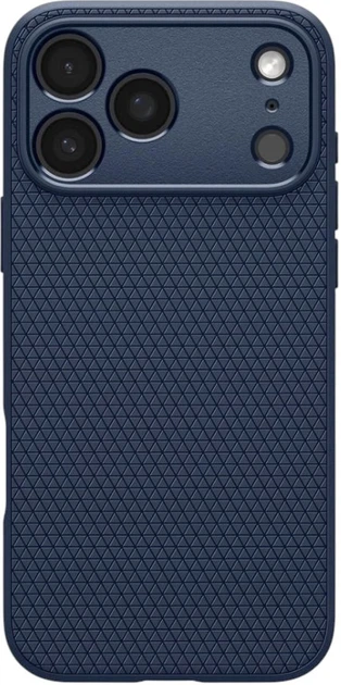 Панель Spigen Liquid Air для Apple iPhone 18 Pro / 17 Pro Navy Blue (8800337252767) - Фото 2 Панель Spigen Liquid Air для Apple iPhone 18 Pro / 17 Pro Navy Blue (8800337252767) - зображення 2