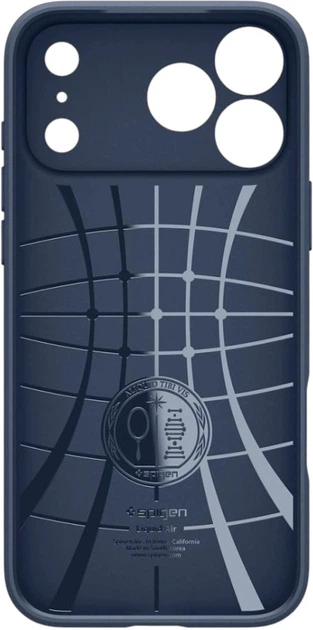 Панель Spigen Liquid Air для Apple iPhone 18 Pro / 17 Pro Navy Blue (8800337252767) - Фото 3 Панель Spigen Liquid Air для Apple iPhone 18 Pro / 17 Pro Navy Blue (8800337252767) - зображення 3