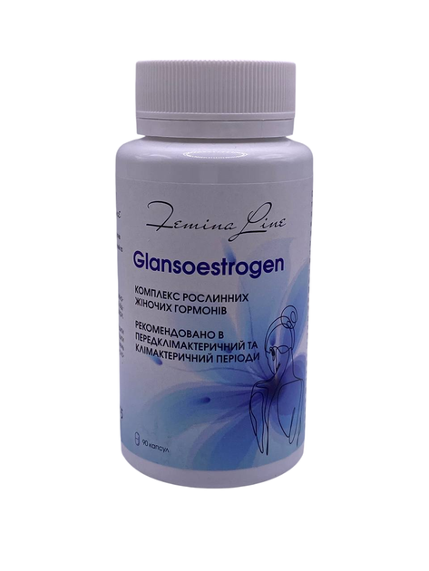 Дієтична добавка Glansoestrogen Фіторія для жіночого здоров’я 90 капсул