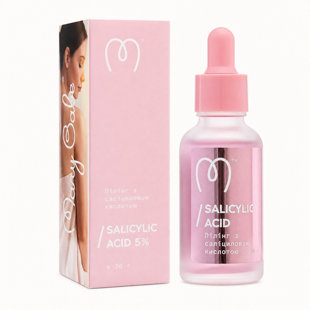 Пилинг для тела Mary Babe Salicylic Acid 5 процентов 30 г против вросших волос и высыпаний - изображение 2