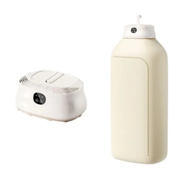 Сушарка електрична для одягу з таймером підвісна Portable Drying Machine SH-005 з чохлом Бежевий - Фото 1 Сушарка електрична для одягу з таймером підвісна Portable Drying Machine SH-005 з чохлом Бежевий - зображення 1