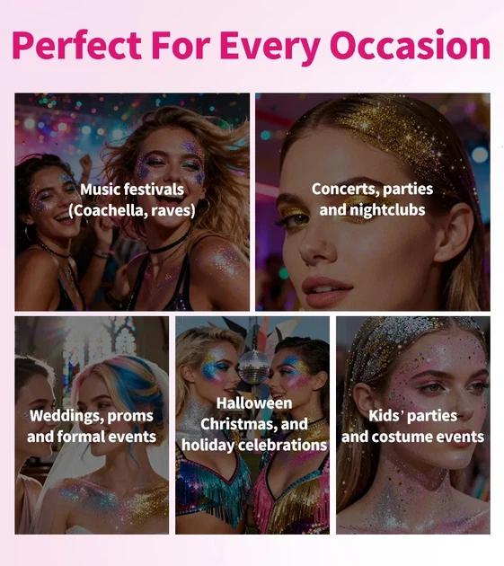 SEVICH Glitter Stick Blue 16 г Блиск-стік гліттер-хайлайтер для обличчя, тіла та волосся Севіч Синій - зображення 6