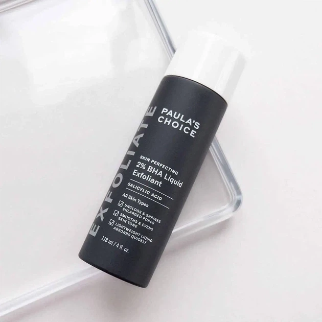 Эксфолиант Paula's Choice Skin Perfecting 2% BHA Liquid Exfoliant с салициловой кислотой 118 мл. Тоник - Фото 3 Эксфолиант Paula's Choice Skin Perfecting 2% BHA Liquid Exfoliant с салициловой кислотой 118 мл. Тоник - изображение 3