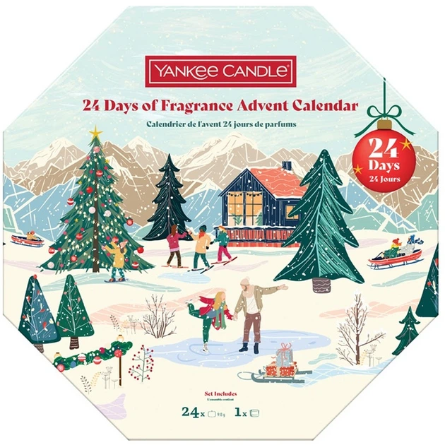 Набор ароматических свечей Yankee Candle 24 Days of Fragrance - Фото 1 Набор ароматических свечей Yankee Candle 24 Days of Fragrance - изображение 1