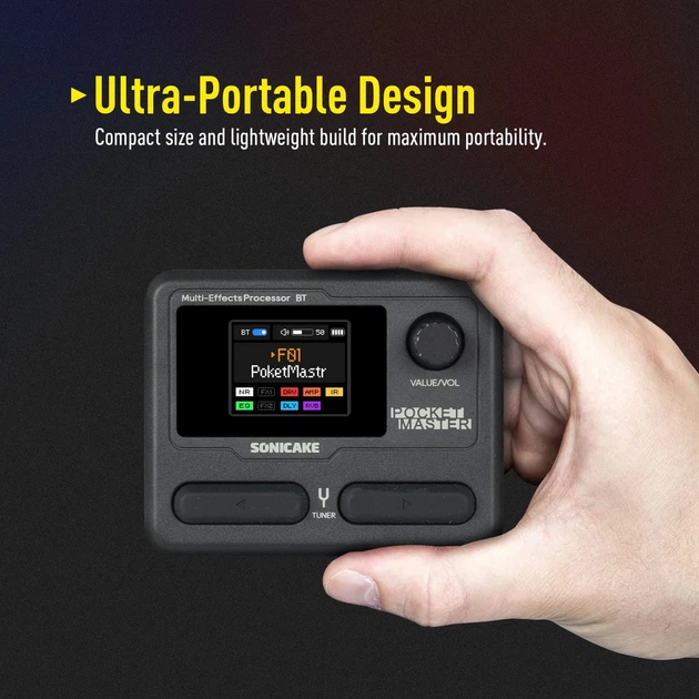 Sonicake Pocket Master — гітарний процесор ефектів з акумулятором - зображення 2