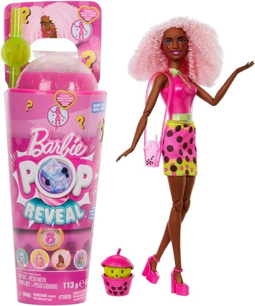 Лялька Барбі Ягідне блаженство, Barbie Pop Reveal Bubble Tea Series Berry Bliss (HTJ20) - Фото 1 Лялька Барбі Ягідне блаженство, Barbie Pop Reveal Bubble Tea Series Berry Bliss (HTJ20) - зображення 1