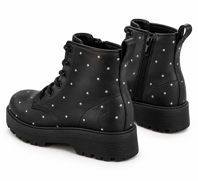 Подростковые ботинки для девочки Skechers Gravlen HI черные 34 (2020345032205) (23 см) - изображение 8