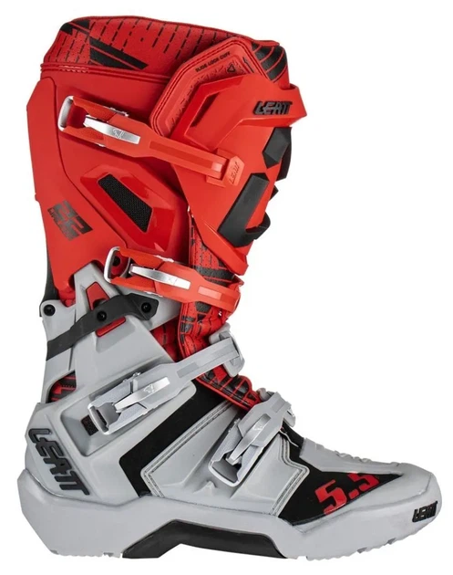 Мотоботы Leatt 5.5 FlexLock Enduro JW22 красные, размер 11 - изображение 3