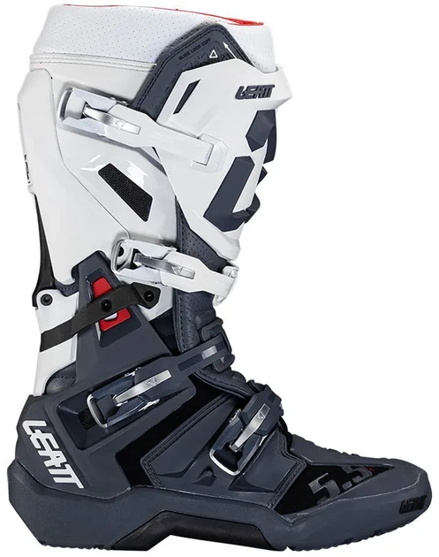 Мотоботы Leatt 5.5 FlexLock Enduro белые размер 9 - изображение 3