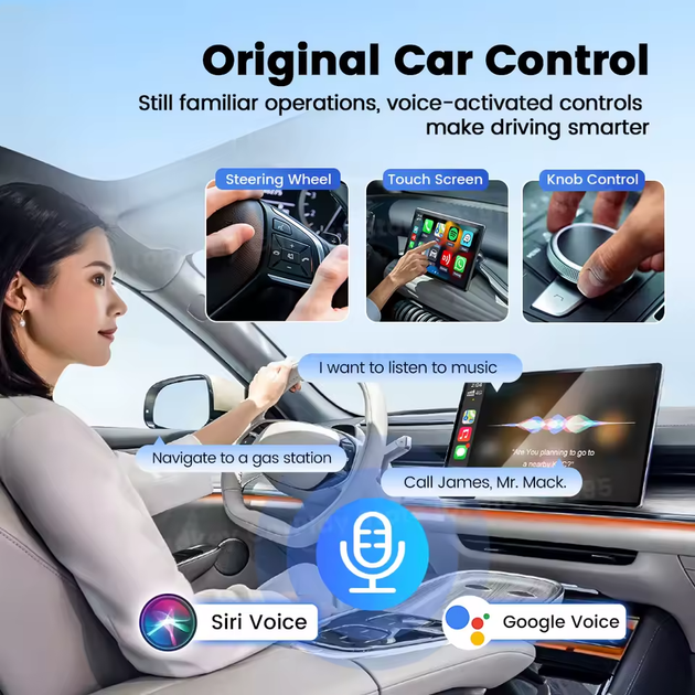 Беспроводной адаптер Carlinkit 2 в 1 - CarPlay и Android Auto (USB-A / Type-C) - изображение 8