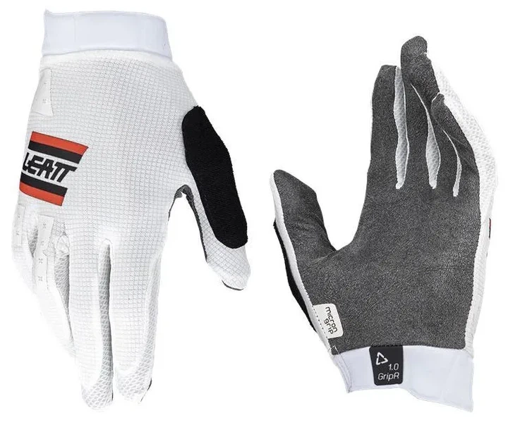 Детские велоперчатки Leatt MTB 1.0 GripR Junior белые размер YL (7) - изображение 3