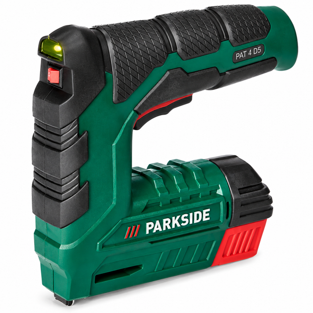 Аккумуляторный степлер PARKSIDE PAT 4 D5 4 В для скоб 4–12 мм Электрический скобозабивщик с индикатором заряда Гвоздезабивщик для гвоздей 6–10 мм - Фото 8 Аккумуляторный степлер PARKSIDE PAT 4 D5 4 В для скоб 4–12 мм Электрический скобозабивщик с индикатором заряда Гвоздезабивщик для гвоздей 6–10 мм - изображение 8