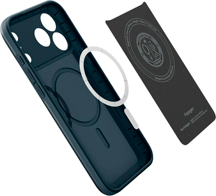 Etui plecki Spigen Thin Fit MagSafe do Apple iPhone 18 Pro Max / 17 Pro Max Grey (8800337252347) - Zdjęcie 5 Etui plecki Spigen Thin Fit MagSafe do Apple iPhone 18 Pro Max / 17 Pro Max Grey (8800337252347) - obraz 5