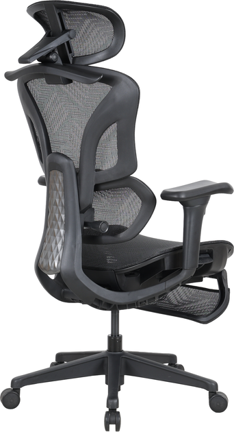 Кресло офисное OfficePro Onix OC975B Mesh эргономичное Black - изображение 4