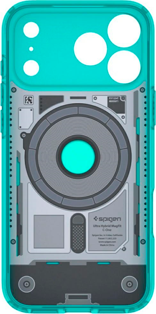 Etui Spigen C1 Ultra Hybrid Mag MagSafe do Apple iPhone 18 Pro / 17 Pro Blue (8800337251142) - Zdjęcie 3 Etui Spigen C1 Ultra Hybrid Mag MagSafe do Apple iPhone 18 Pro / 17 Pro Blue (8800337251142) - obraz 3