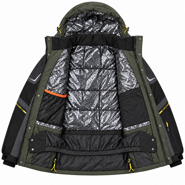 Термокуртка зимова Snow чоловіча мембранна Omni-Heat,XL, Хакі - зображення 3