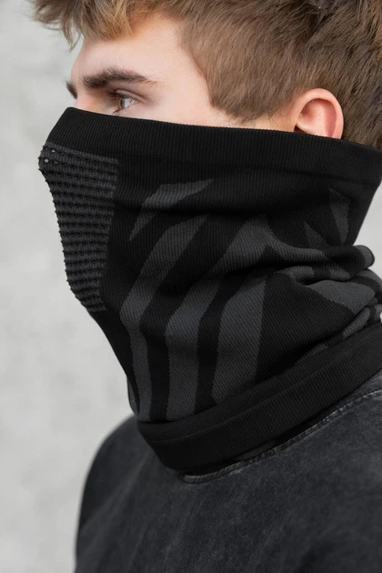 Чоловічий Зимовий Бавовняний Дихаючий Термо Баф Without Scorpion Black - Фото 4 Чоловічий Зимовий Бавовняний Дихаючий Термо Баф Without Scorpion Black - изображение 4