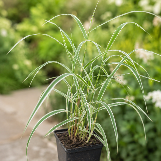 Фалярис тростниковый вариегатный (Phalaris arundinacea var. picta), саженец в горшке 0,5 л - изображение 3