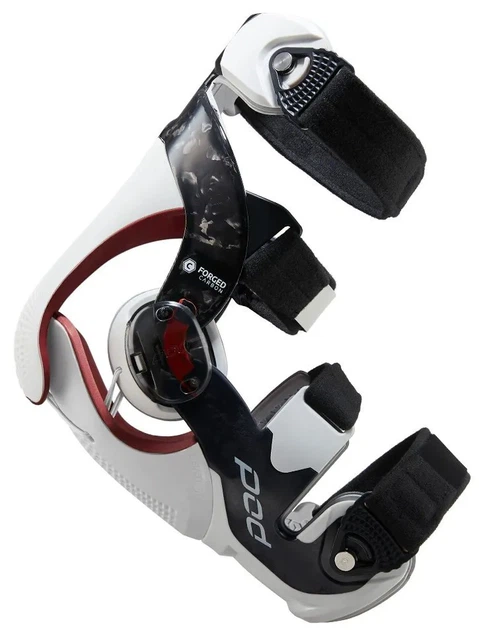 Ортез колінний POD K8 3.0 Forged Carbon White Small білий карбон CE Level 2 мотокрос - зображення 4