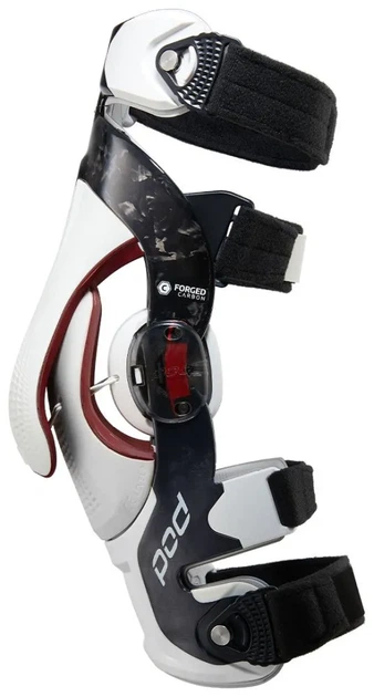 Ортез колінний POD K8 3.0 Forged Carbon White Small білий карбон CE Level 2 мотокрос - зображення 6