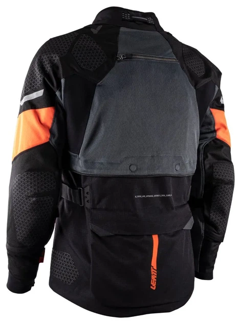 Куртка мотоциклетная Leatt 8.5 MultiTour Adventure Iron XL серая HydraDri DRI 35000 всесезонная - Фото 5 Куртка мотоциклетная Leatt 8.5 MultiTour Adventure Iron XL серая HydraDri DRI 35000 всесезонная - изображение 5