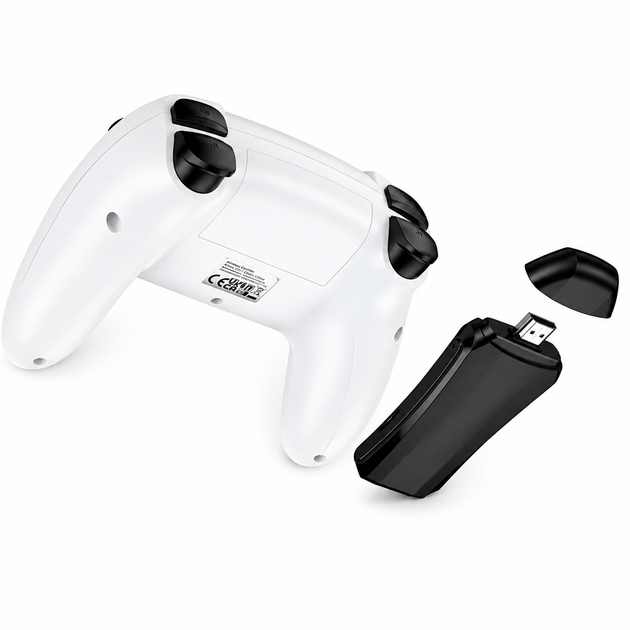 Ігрова приставка + 2 джойстики HOCO GA31 Collection game box+two wireless gamepads set, 2.4G, HDTV, white - Фото 3 Ігрова приставка + 2 джойстики HOCO GA31 Collection game box+two wireless gamepads set, 2.4G, HDTV, white - зображення 3