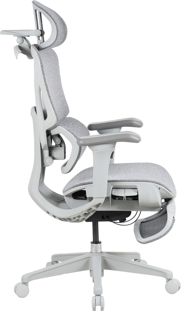 Кресло офисное OfficePro Jade OC970G Fabric эргономичное Gray - изображение 3