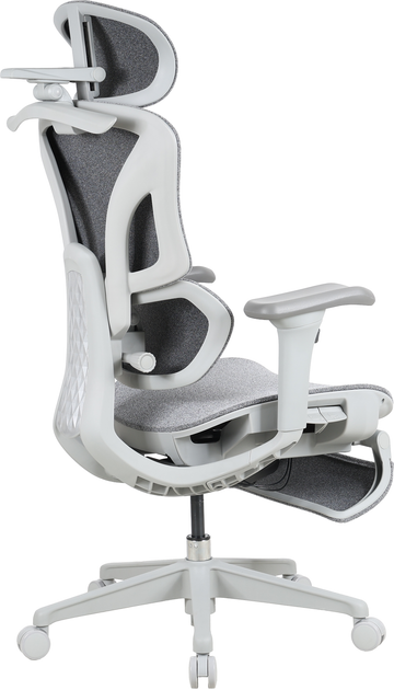 Кресло офисное OfficePro Jade OC970G Fabric эргономичное Gray - изображение 4