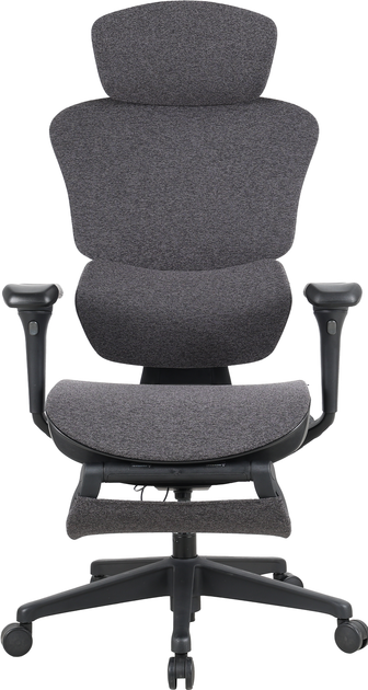 Кресло офисное OfficePro Jade OC970B Fabric эргономичное Black - изображение 2