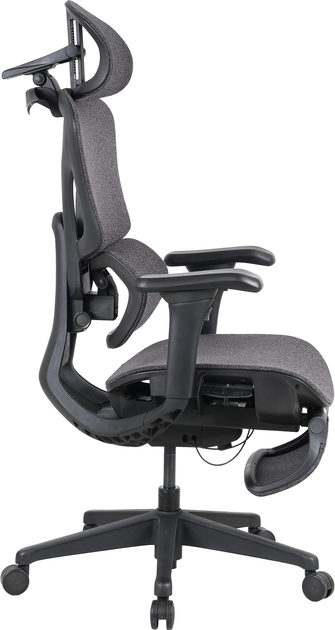 Кресло офисное OfficePro Jade OC970B Fabric эргономичное Black - изображение 3