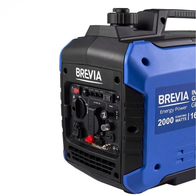 Генератор бензиновый инверторный 1,6 кВт 4.5л BREVIA с системой AVR 230В чистая синусоида (GP2000iS) - изображение 4