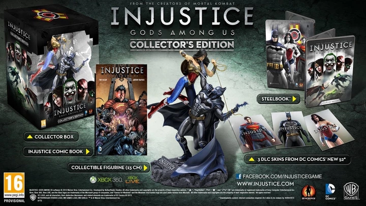 Игра Microsoft Xbox 360 Injustice Gods Among Us Collector's Edition Русские Субтитры - изображение 3