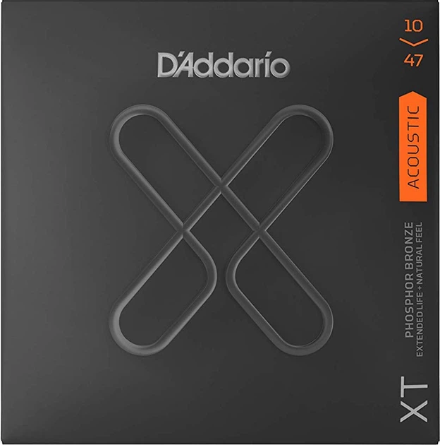 Струны для акустической гитары D'Addario XTAPB1047 XT Phosphor Bronze Extra Light 10/47 - Фото 1 Струны для акустической гитары D'Addario XTAPB1047 XT Phosphor Bronze Extra Light 10/47 - изображение 1