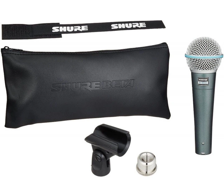 Мікрофон вокальний Shure Beta 58A - Фото 3 Мікрофон вокальний Shure Beta 58A - зображення 3