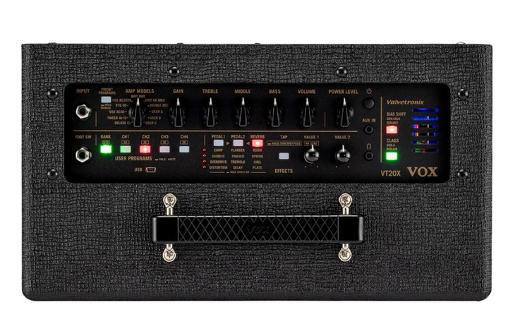 Гітарний комбопідсилювач VOX VT20X Classic Blue - Фото 4 Гітарний комбопідсилювач VOX VT20X Classic Blue - зображення 4