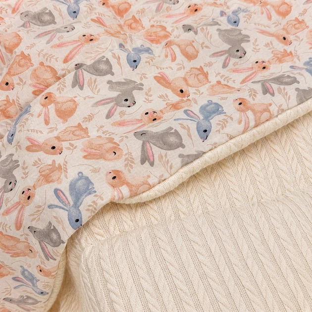 Плед детский MirSon №066 Premium Pique 07 Rabbits 90х110 см (2200013893929) - Фото 10 Плед детский MirSon №066 Premium Pique 07 Rabbits 90х110 см (2200013893929) - изображение 10