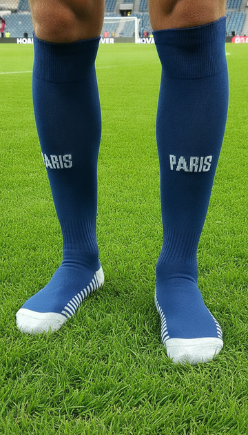 Гетры детские с символикой футбольного клуба PSG HOME 2025, 27-35, тёмно-синие - Фото 1 Гетры детские с символикой футбольного клуба PSG HOME 2025, 27-35, тёмно-синие - изображение 1