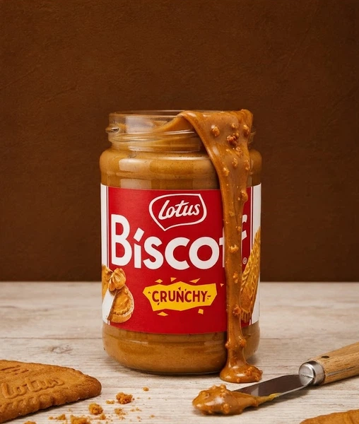 Карамельная паста Lotus Biscoff Crunchy 700 г с хрустящими кусочками печенья кремовая карамелизированная намазка с корицей для тостов блинов панкейков вафель круассанов чизкейков тортов выпечки десертов мороженого коктейлей - изображение 9