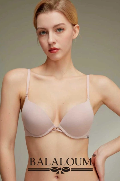 Бюстгальтер з подвійним push-up 9466 Balaloum пудра 85B - зображення 2