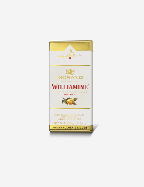 Шоколад Goldkenn Morand Williamine, молочный с грушевым ликёром, 37% какао, 100 г - Фото 1 Шоколад Goldkenn Morand Williamine, молочный с грушевым ликёром, 37% какао, 100 г - изображение 1