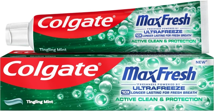 Pasta do zębów Colgate Max Fresh Aktywna ochrona i czystość 75 ml (8718951738829) - Zdjęcie 1 Pasta do zębów Colgate Max Fresh Aktywna ochrona i czystość 75 ml (8718951738829) - obraz 1