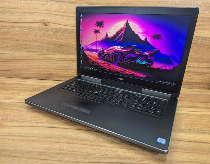 Мобільна робоча станція Dell Precision 7720 / 17.3" (1920x1080) IPS / Intel Core i7-6820HQ (4 (8) ядра по 2.7 - 3.6 GHz) / 32 GB DDR4 / 1000 GB SSD / nVidia Quadro P4000, 8 GB GDDR5, 256-bit / Windows 10 б/в + Подарунок Бездротова миша / USB - зображення 5
