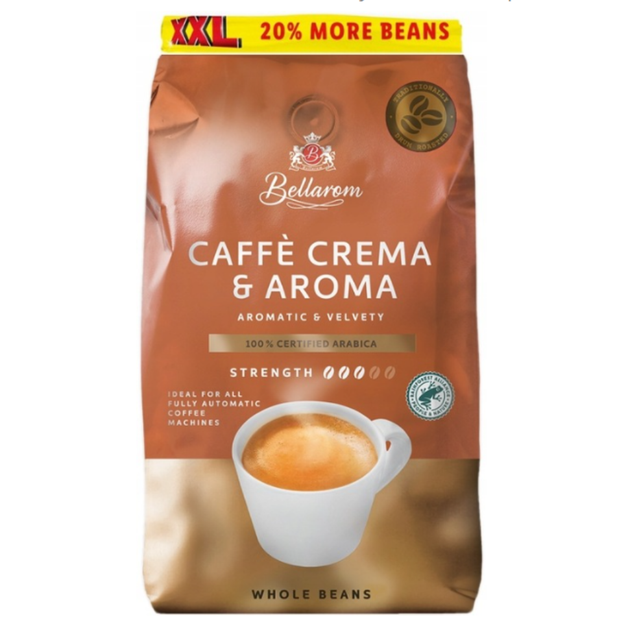Кофе в зёрнах Bellarom Caffe Crema & Aroma, 1200 г - Фото 1 Кофе в зёрнах Bellarom Caffe Crema & Aroma, 1200 г - изображение 1
