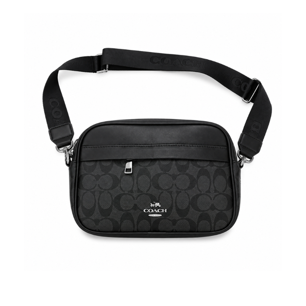 Сумка через плечо Coach кросси-боди Монограмнная 25 х 16 cм - Фото 1 Сумка через плечо Coach кросси-боди Монограмнная 25 х 16 cм - изображение 1