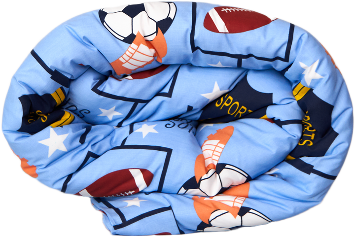 Підковдра Moon&Star Євро 200 х 220 см Champion Blue Бязь Gold Люкс (MS-870001318) - зображення 3
