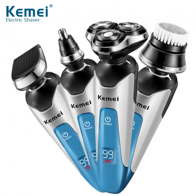 Электробритва аккумуляторная Kemei KM 5390 4 in 1 триммер - изображение 5